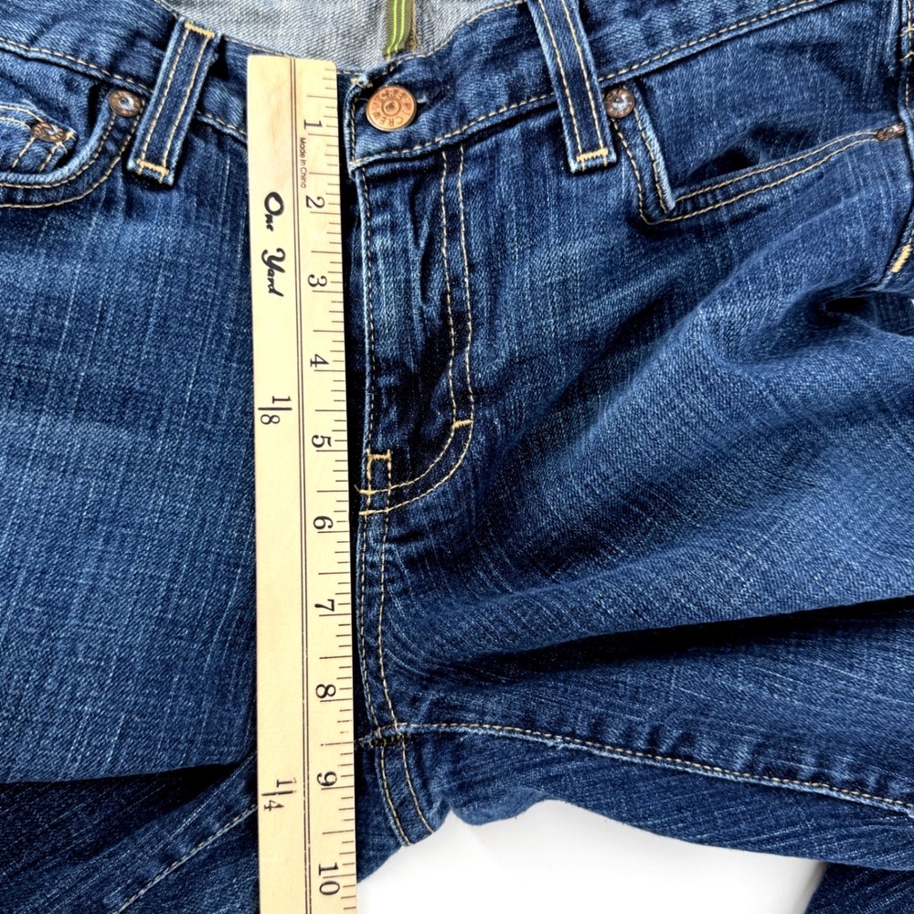 J.Crew Bootcut Jeans Women 30S Blue Excellent Stretch Made in USA - Picture 9 of 12